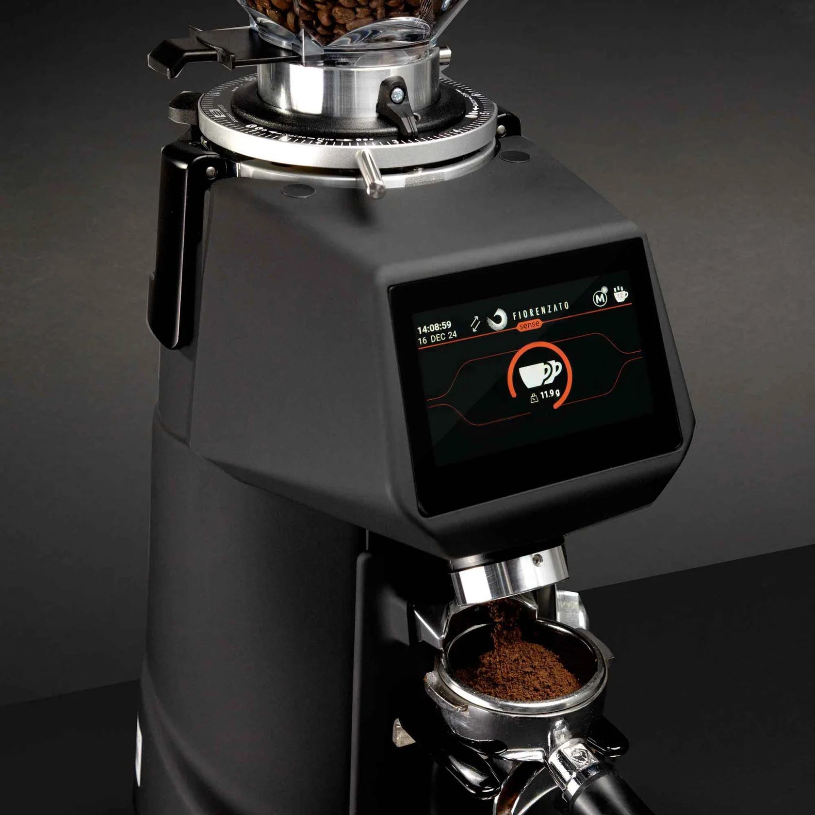 Fiorenzato F64 EVO PRO SENSE On Demand GBW Espresso Grinder - Matte Black
